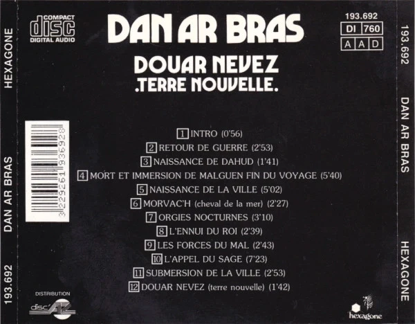 CD Dan Ar Bras "Douar Nevez = Terre Nouvelle" – photo 2